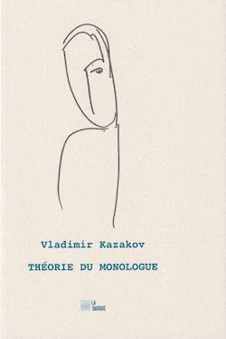Couverture du livre de Vladimir Kazakov, dessin au trait d'un visage