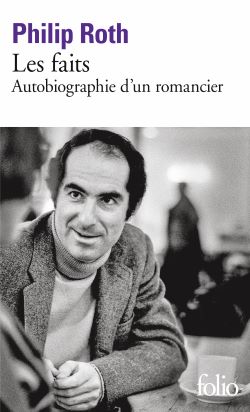 Couverture du livre de Philip Roth avec photo de lui en noir et blanc