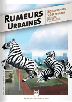 Affiche du festival : deux zèbres
