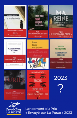 Visuel avec couvertures des livres primés depuis 2015