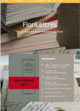 Couverture de FLoriLettres 182
